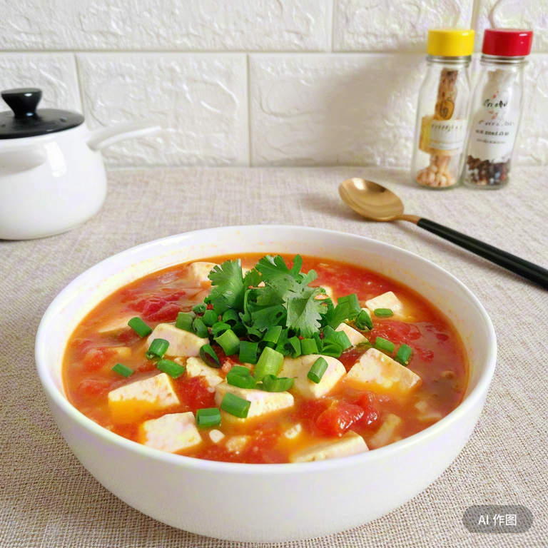 番茄豆腐汤：美味与营养并存
