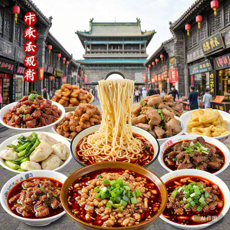 陕西美食文化图谱